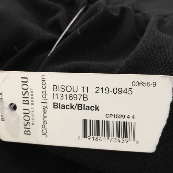 𝅺Vintage Y2K Michelle BohBot Bisou Bisou Little Black Dress Size 6 - Picture 8 of 9